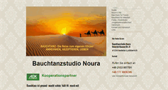 Desktop Screenshot of bauchtanzkunst.info