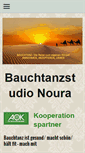Mobile Screenshot of bauchtanzkunst.info